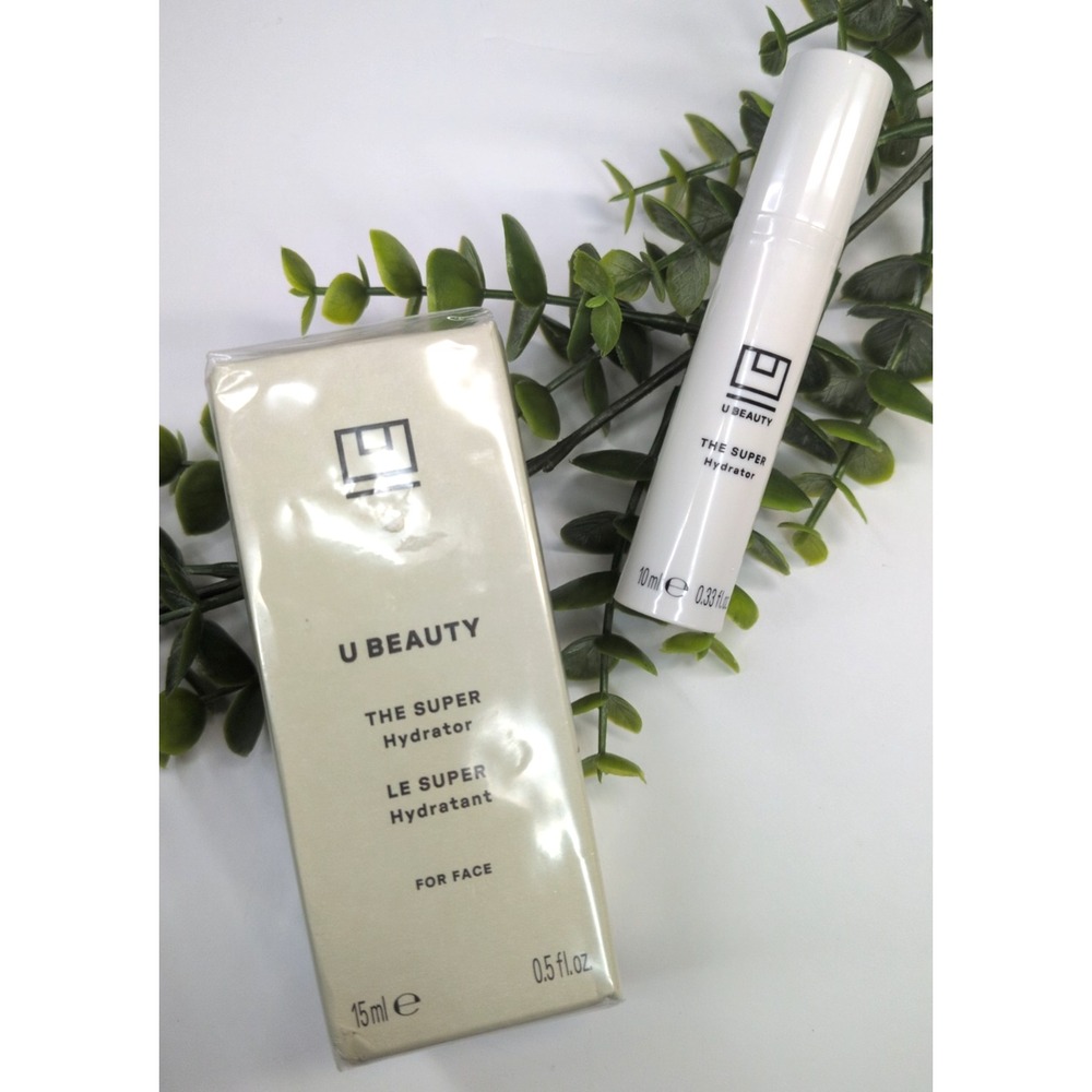 NEW LOT2🌿U Beauty THE SUPER Hydrator For Face 0.5oz/15mL & Travel .33oz/10mL